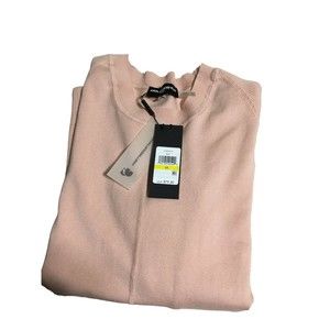 Karl Lagerfeld Paris NWT Women's Pink Cold Shoulder Sweater Size Medium